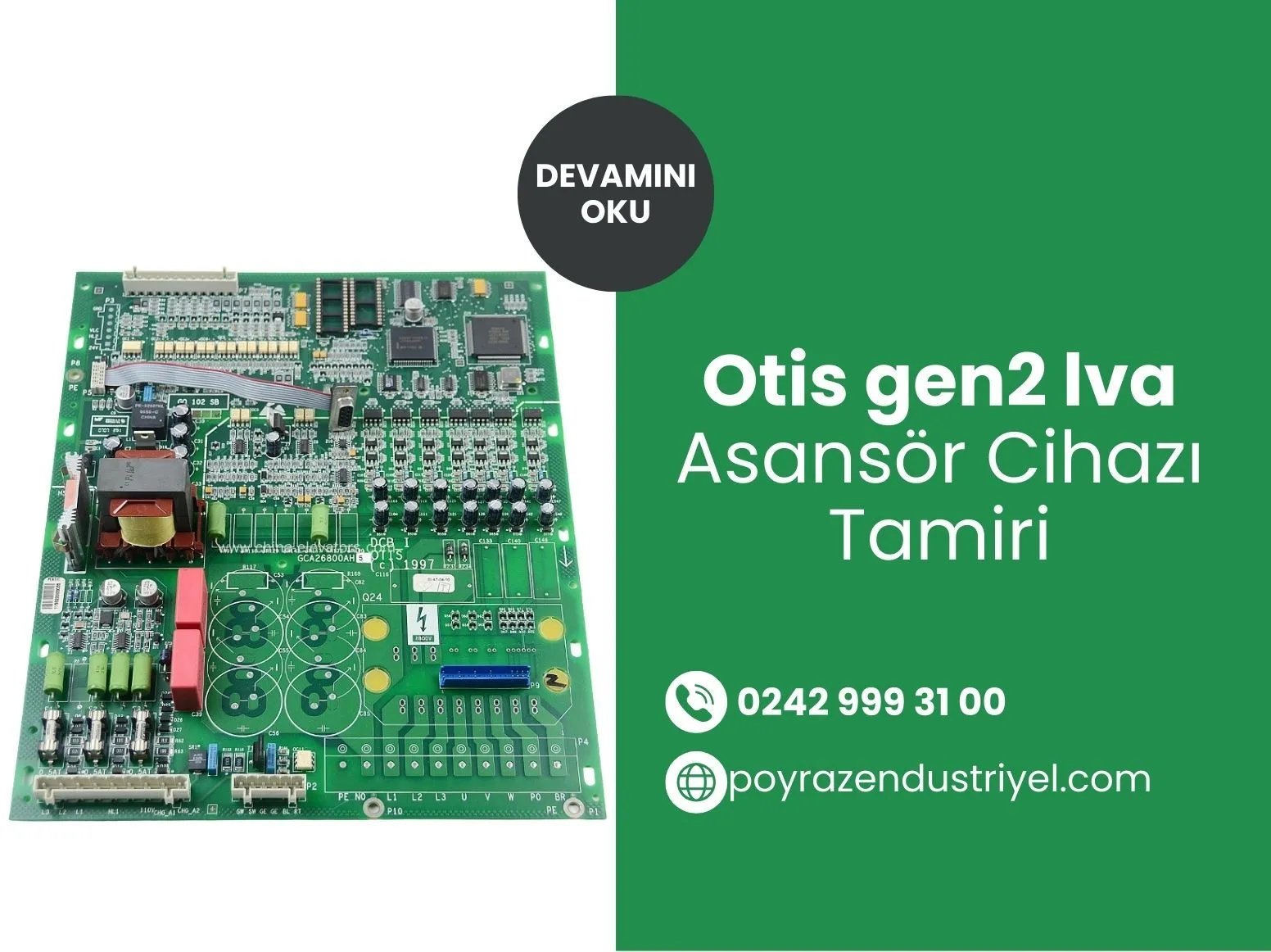 Otis Gen2 Lva Asansör Cihazı Tamiri